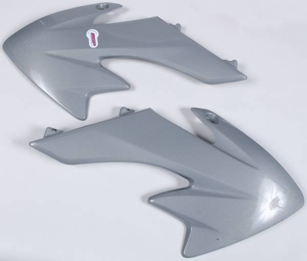 POLISPORT - RADIATOR SHROUDS SILVER - Image 1