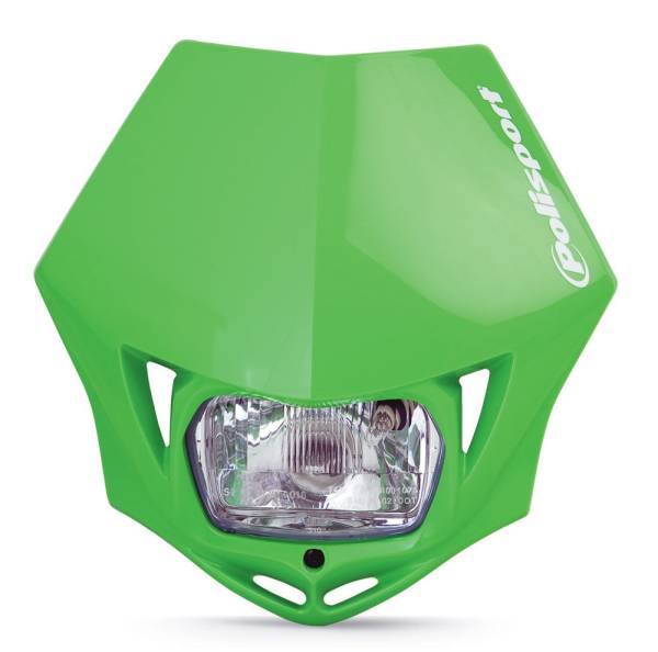 POLISPORT - MMX HEADLIGHT GREEN - Image 1