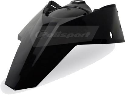 POLISPORT - REAR FENDER & SIDE PANELS BLACK - Image 1