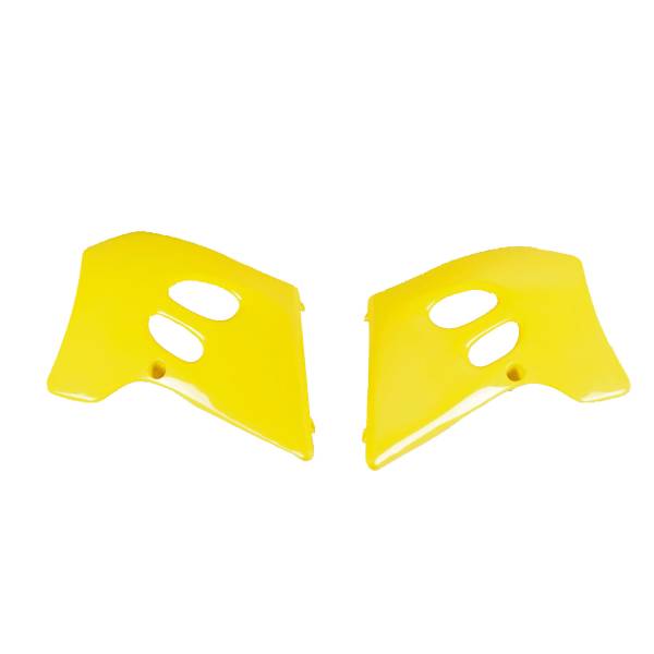 POLISPORT - RADIATOR SCOOPS RM125/250 YELLOW - Image 1