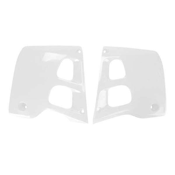 POLISPORT - RADIATOR SCOOPS CR125/250 WHITE - Image 1