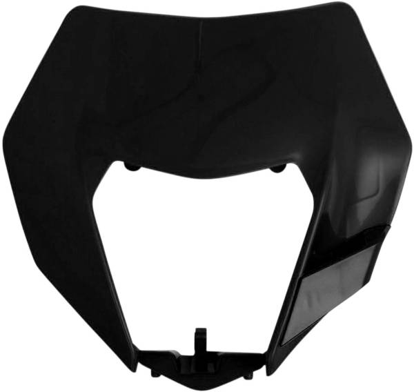 POLISPORT - HEADLIGHT MASK KTM BLACK - Image 1