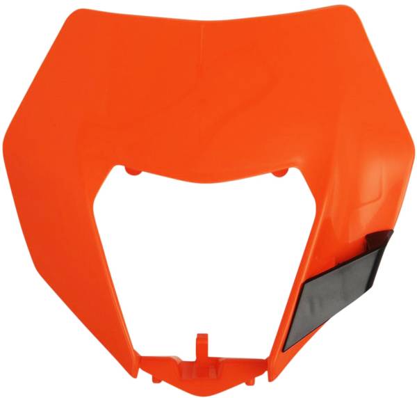 POLISPORT - HEADLIGHT MASK KTM ORANGE - Image 1