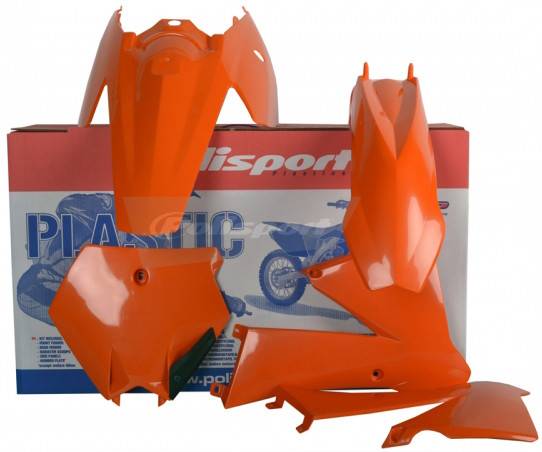 POLISPORT - PLASTIC BODY KIT ORANGE - Image 1