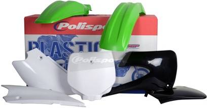 POLISPORT - PLASTIC BODY KIT GREEN - Image 1