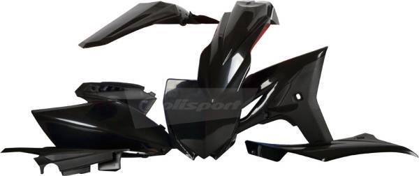 POLISPORT - PLASTIC BODY KIT BLACK - Image 1