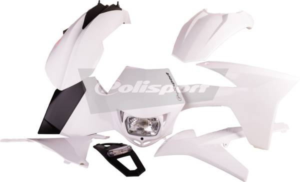 POLISPORT - PLASTIC BODY KIT WHITE - Image 1