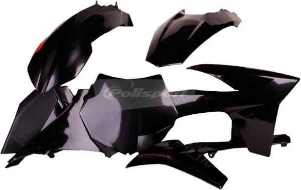 POLISPORT - PLASTIC BODY KIT BLACK - Image 1