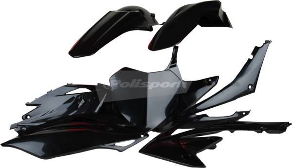 POLISPORT - PLASTIC BODY KIT BLACK - Image 1