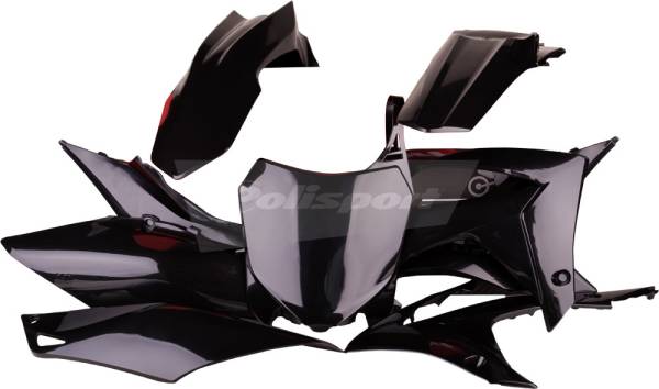 POLISPORT - PLASTIC BODY KIT BLACK - Image 1