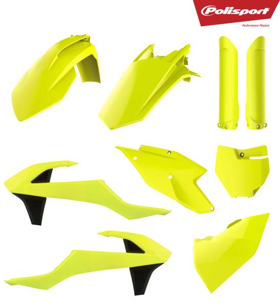 POLISPORT - PLASTIC BODY KIT FLO YELLOW - Image 1