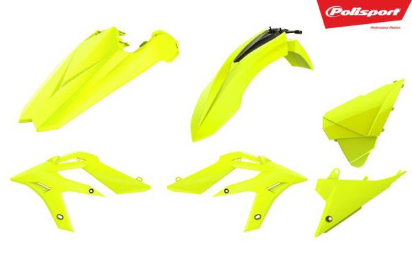 POLISPORT - PLASTIC BODY KIT FLO YELLOW - Image 1