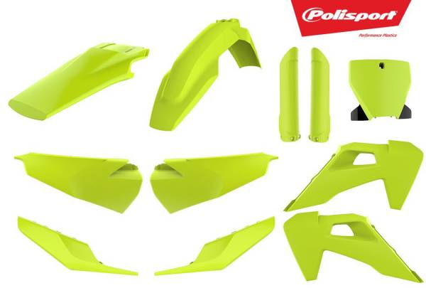 POLISPORT - PLASTIC BODY KIT FLO YELLOW - Image 1