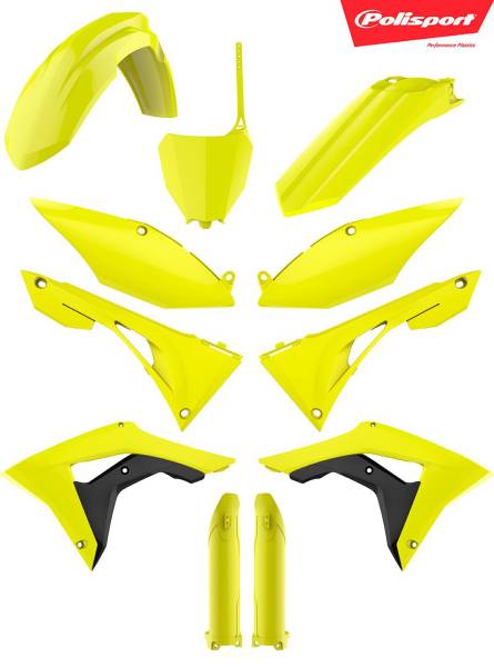 POLISPORT - PLASTIC BODY KIT FLO YELLOW - Image 1