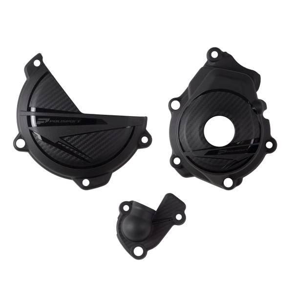 POLISPORT - ENGINE PROTECTION KIT BLACK KTM/HUS - Image 1