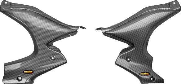 MAIER - SIDE PANELS HON BLK CARBON TRX 700XX - Image 1