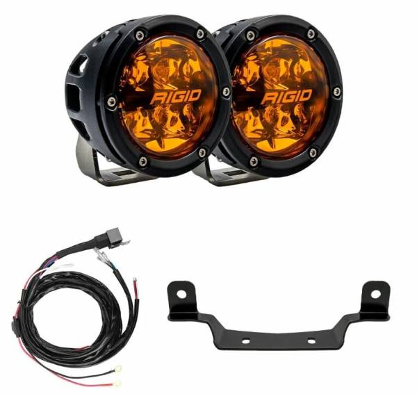 RIGID - RAZOR 360 SERIES AMBER PRO GRILLE LIGHT KIT - Image 1