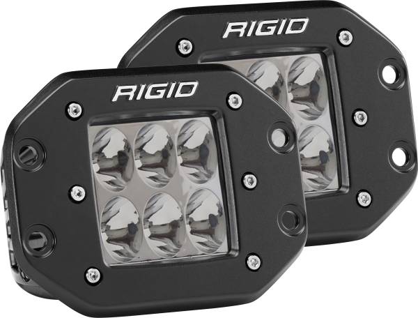 RIGID - D-SERIES PRO DRIVING FLUSH MOUNT LIGHT PAIR - Image 1