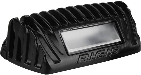 RIGID - DC SCENE 1"X2" LIGHT BLACK W/AMBER LEDS - Image 1