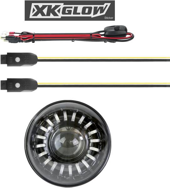 XK GLOW - 7" XKCHROME RGB HEADLIGHT - Image 1