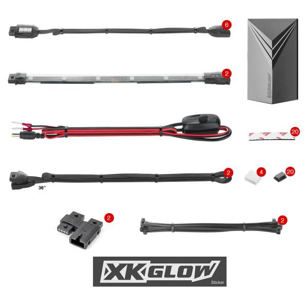 XK GLOW - 8PC 7 COLOR REMOTE - Image 1