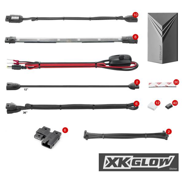 XK GLOW - 18PC 7 COLOR REMOTE - Image 1