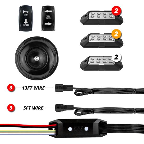 XK GLOW - STANDARD PLUG-AND-PLAY TURN SIGNAL KIT - Image 1