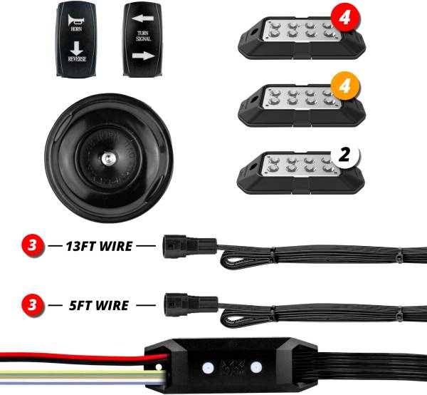 XK GLOW - ADVANCED PLUG-AND-PLAY TURN SIGNAL KIT - Image 1