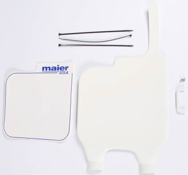 MAIER - UNIVERSAL FRONT NUMBER PLATE (WHITE) - Image 1