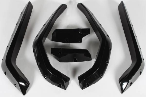 MAIER - FENDER EXTENSIONS RZR BLACK SET OF 4. 3"EXTENSION - Image 1