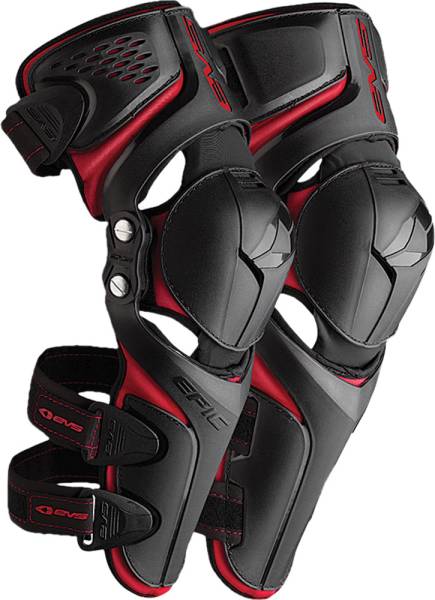 EVS - EPIC KNEE/SHIN GUARD BLACK SM/MD - Image 1