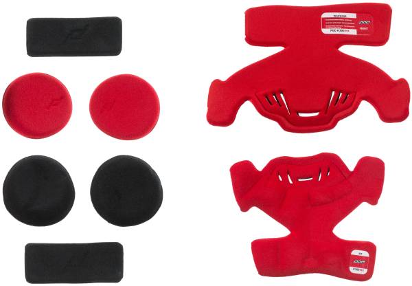 POD - K300 KNEE BRACE PAD SET RED (RIGHT) - Image 1