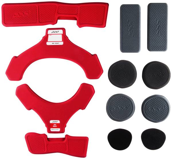 POD - K4 MX PAD SET RED (RIGHT) - Image 1