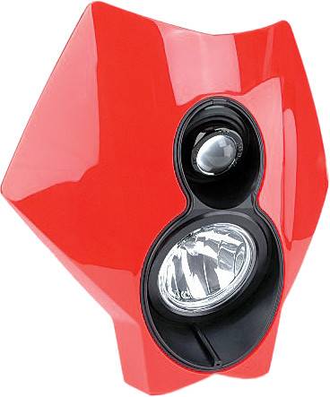 TRAIL TECH - X2 DUAL SPORT HALOGEN LIGHT (RED) - Image 1