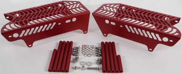 UNABIKER - RADIATOR GUARD (RED) - Image 1