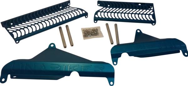 UNABIKER - RADIATOR GUARDS KAW KX450 BLUE - Image 1