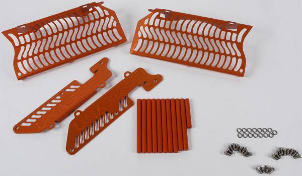 UNABIKER - RADIATOR GUARD (ORANGE) - Image 1