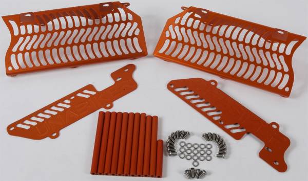 UNABIKER - RADIATOR GUARD (ORANGE) - Image 1