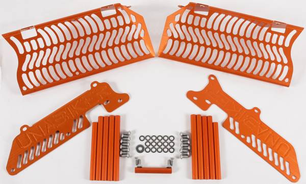 UNABIKER - RADIATOR GUARD (ORANGE) - Image 1