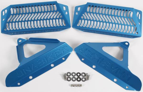 UNABIKER - RADIATOR GUARD (BLUE) - Image 1