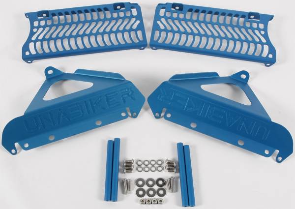 UNABIKER - RADIATOR GUARD (BLUE) - Image 1