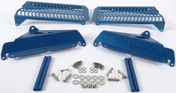 UNABIKER - RADIATOR GUARD (BLUE) - Image 1