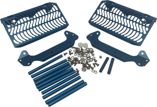 UNABIKER - RADIATOR GUARDS BLUE ANOD WR450F - Image 1