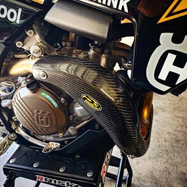 P3 - HEAT SHIELD CARBON FIBER KTM/HUS - Image 1