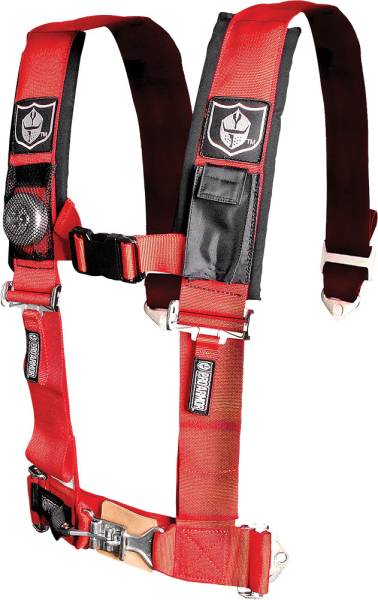 PRO ARMOR - 4PT HARNESS 3" PADS RED - Image 1