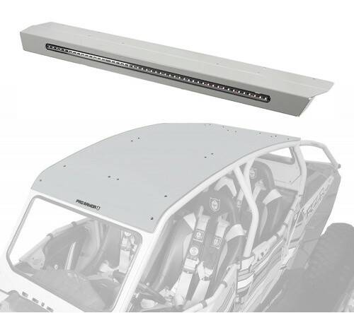 PRO ARMOR - ASYLUM REAR WING W/ LIGHTBAR GHOST GREY - Image 1