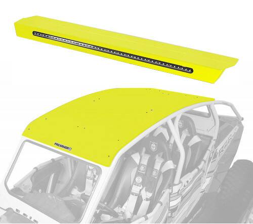 PRO ARMOR - ASYLUM REAR WING W/ LIGHTBAR LIME SQUEEZE - Image 1