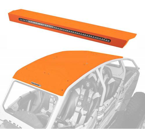 PRO ARMOR - ASYLUM REAR WING W/ LIGHTBAR ORANGE - Image 1