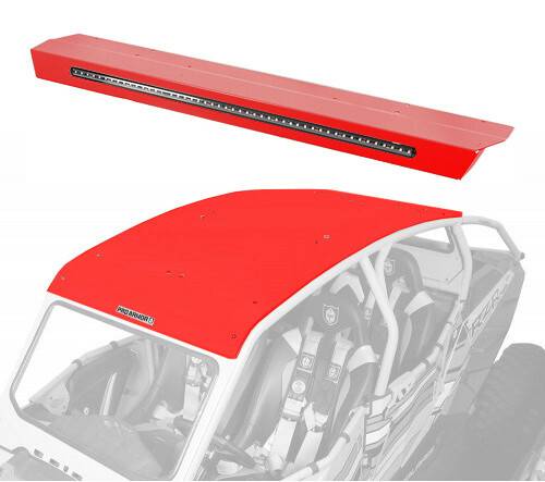 PRO ARMOR - ASYLUM REAR WING W/ LIGHTBAR RED - Image 1