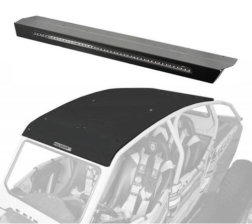 PRO ARMOR - ASYLUM REAR WING W/ LIGHTBAR SOLAR BLACK - Image 1